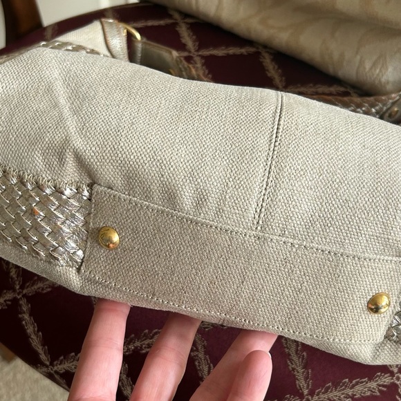 Vintage Yves Saint Laurent canvas hobo purse - Picture 11 of 13